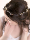 Hair Wreath | FLOWER BUDS & CRYSTAL