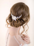 Flower Hair Comb | TINY DAHLIA & PEARL