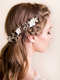 Flower Headpiece | IRIS & CRYSTAL
